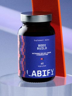 Body Build - suplement z witaminą K2 MK7, D3 i wapniem dla zdrowia stawów, kości i mięśni | Labify