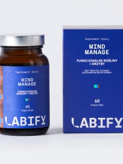 Mind Manage - suplement z ashwagandhą, walerianą i L-teaniną na stres, nastrój i sen | Labify
