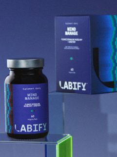 Mind Manage - suplement z ashwagandhą, walerianą i L-teaniną na stres, nastrój i sen | Labify