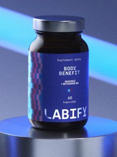 Body Benefit - suplement z magnezem i witaminą B6 na stres, zmęczenie i układ nerwowy | Labify