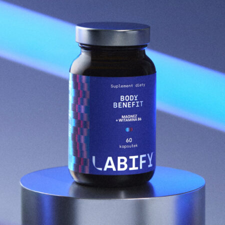 Body Benefit - suplement z magnezem i witaminą B6 na stres, zmęczenie i układ nerwowy | Labify